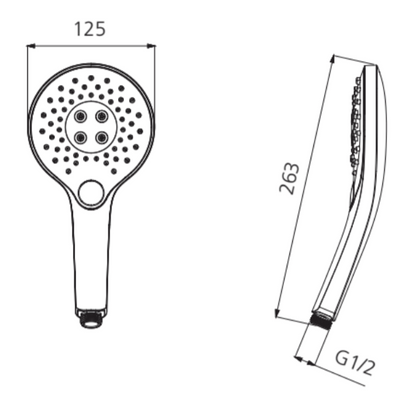 Rome Hand Shower Head