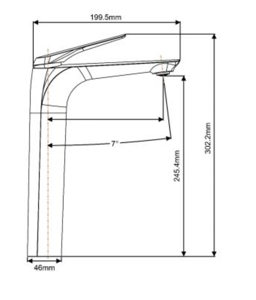 AU Series Tall Basin Mixer