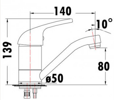 Ruby Swivel Basin Mixer