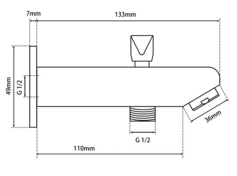 AQP Bath Spout