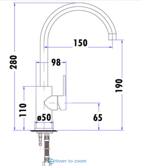 Otus Gooseneck Basin Mixer