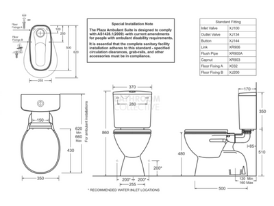 Plaza Ambulant Deluxe Toilet Suite