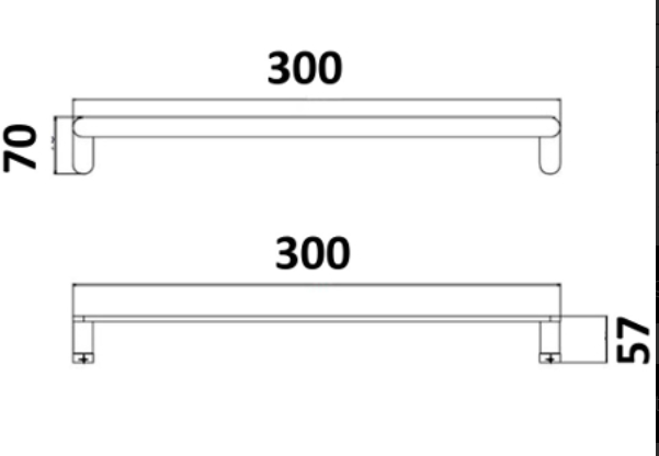 Akemi Hand Towel Bar