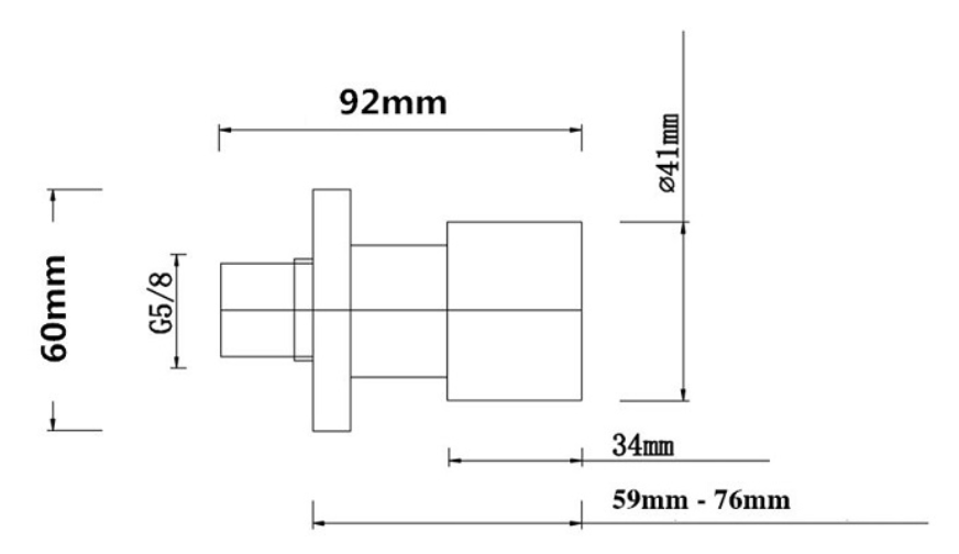 Pentro Round Wall Tap Set