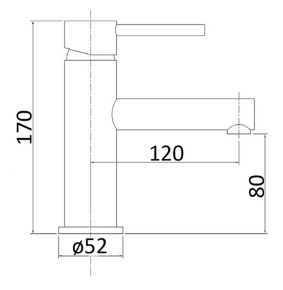 Otus Long Spout Basin Mixer