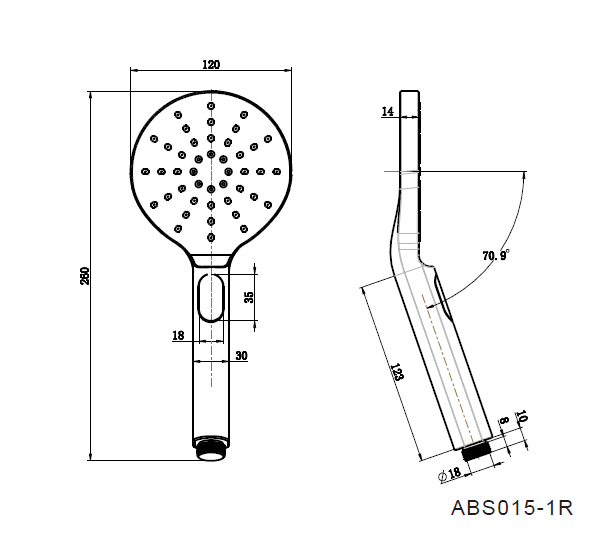 MN Paddle Hand Shower