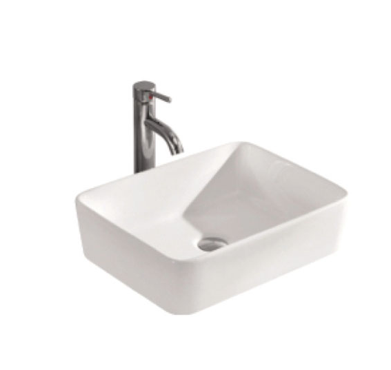 Yukon Rectangular Ceramic Basin 475