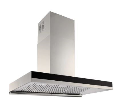 Black Glass Rangehood 900