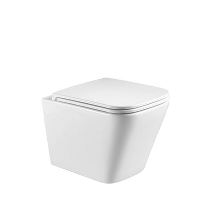 Enox 99 Squared Rimless Wall Faced Toilet Suite