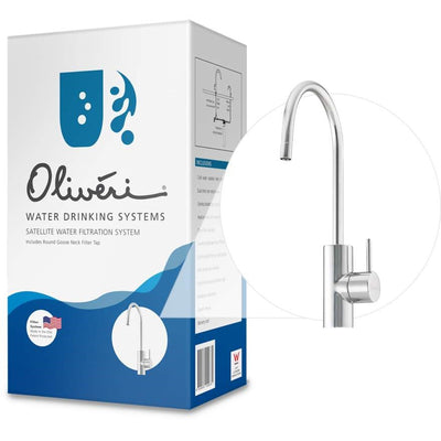 Satellite Water Filtration System With Gooseneck Filter Tap