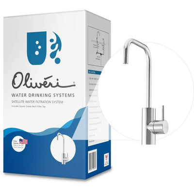 Satellite Water Filtration System With Gooseneck Filter Tap
