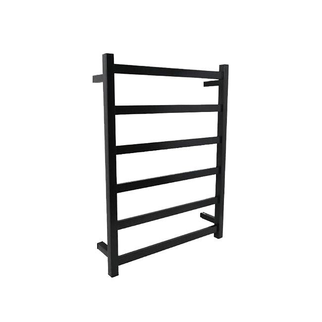 AQP Black Heated Towel Rail