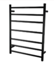 AQP Black Heated Towel Rail