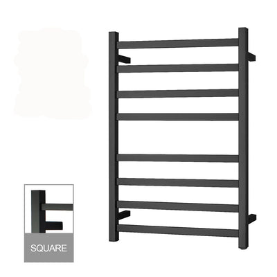 AQP Black Heated Towel Rail