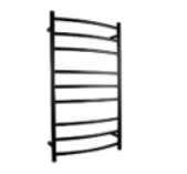 AQP Black Heated Towel Rail