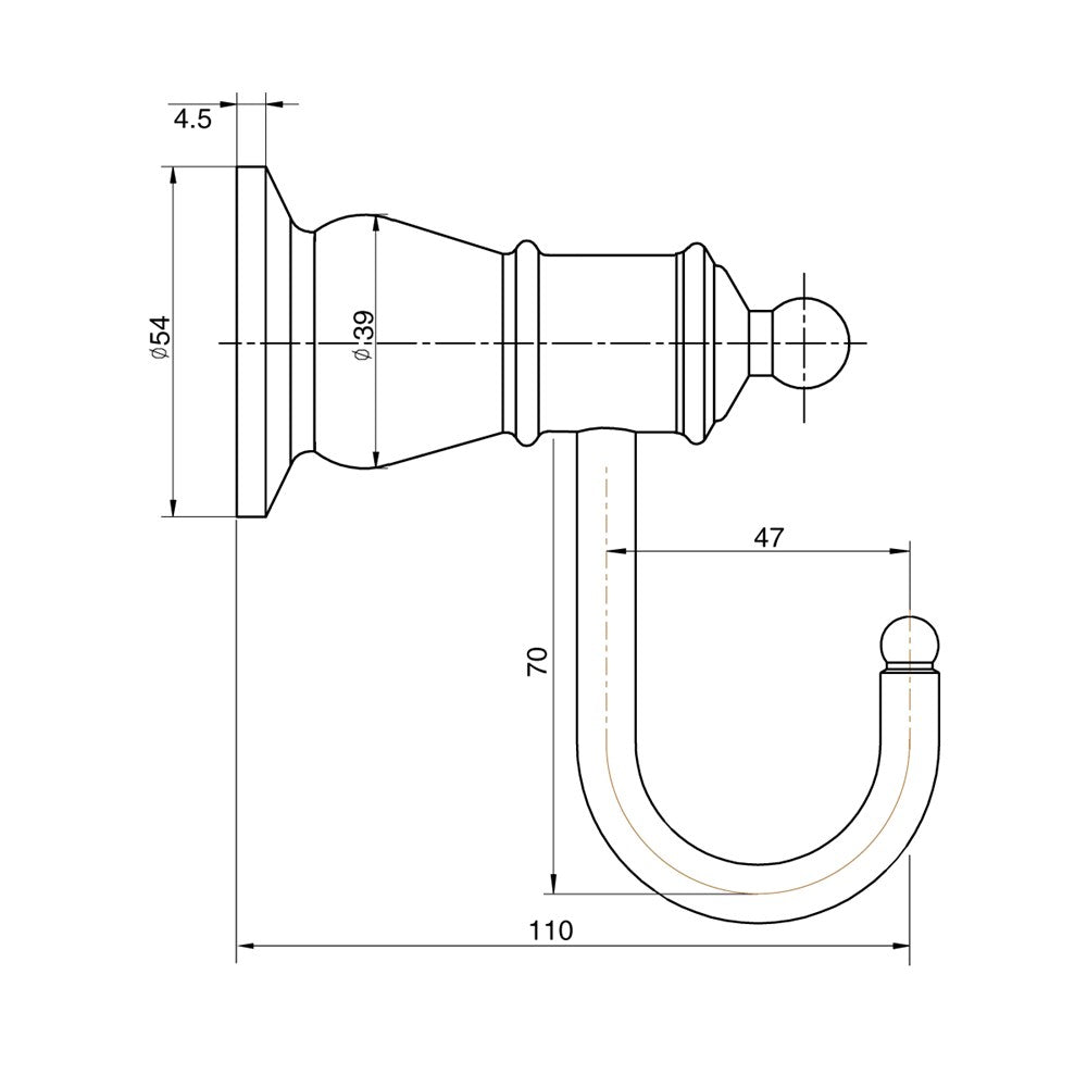 Hampton Robe Hook