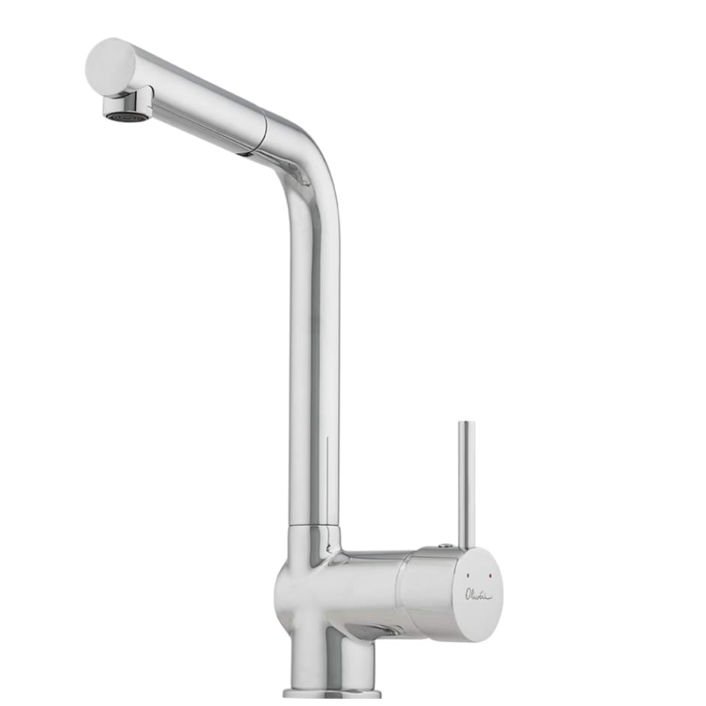 Essentials Pull Out Right Angle Kitchen Mixer