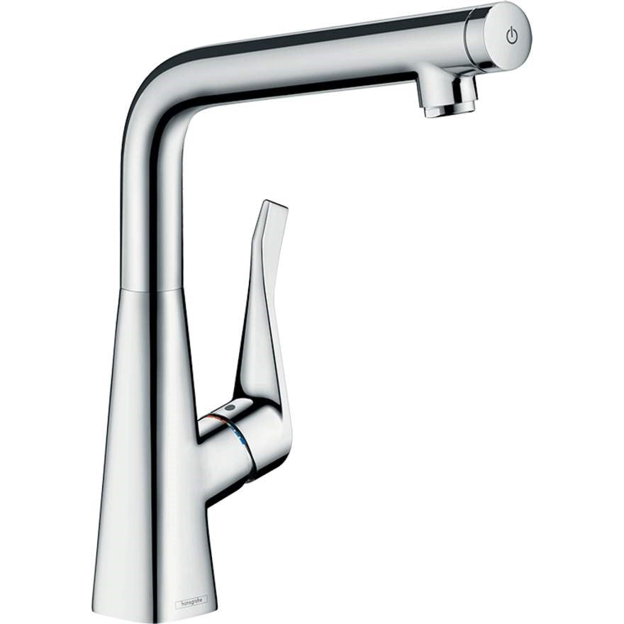 Hansgrohe Metris Select 320 Right Angle Kitchen Mixer