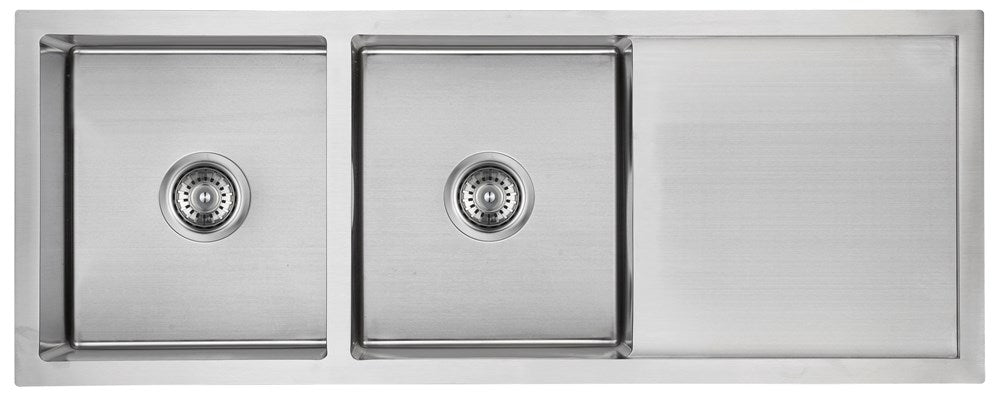 Eden Double Bowl Single Drainer Kitchen Sink – Coastal Bathroom