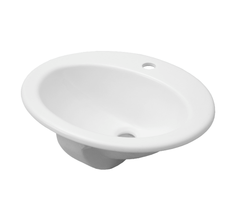 Lisa Drop In Vanity Basin with Overflow 495