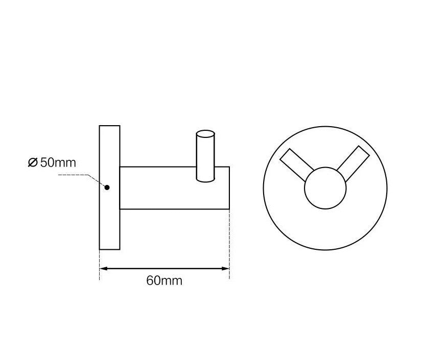 Lucid Double Robe Hook