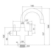 Luciedo Twinner Kitchen Mixer