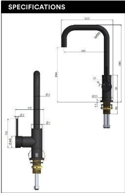 ME Round Kitchen Mixer Tap