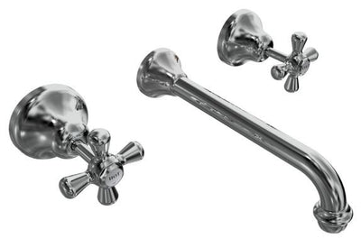 Merino Cross Wall Mixer Basin Set Jumper Valve 4S