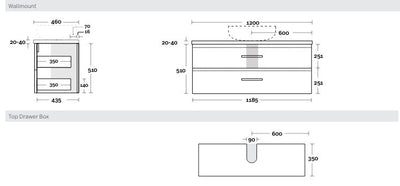 The Marq Wall Hung Vanity Unit