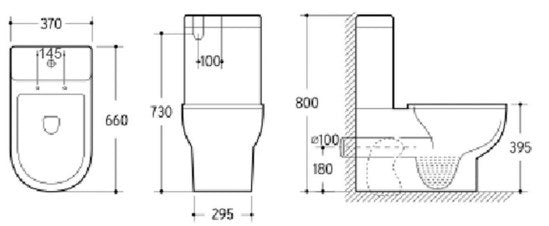 Mercury BTW Toilet Suite