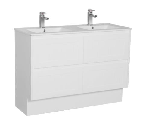 New Hampton Floor Standing Double Vanity Unit 1500