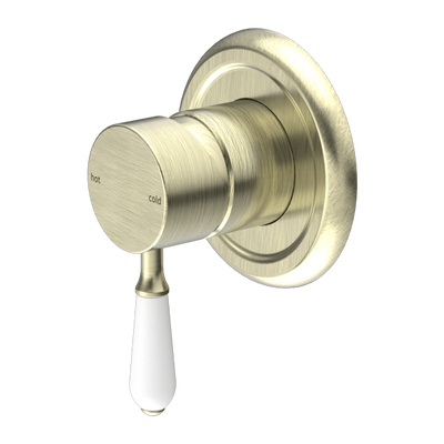 York Wall Mixer with Porcelain Lever