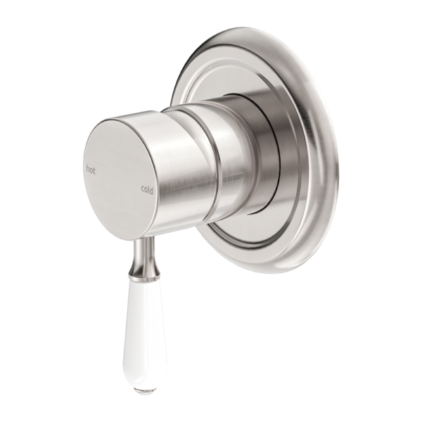 York Wall Mixer with Porcelain Lever