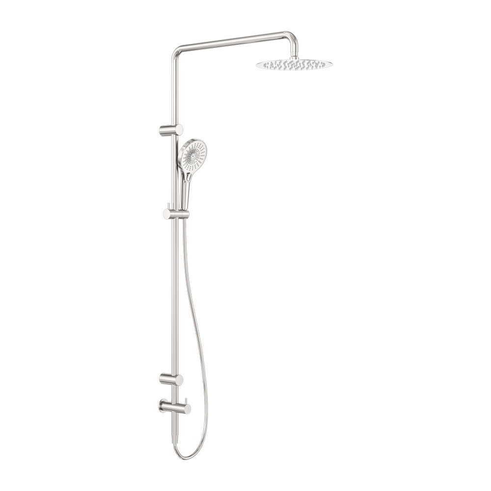 Mecca Care Twin Shower Set with Grab Rail