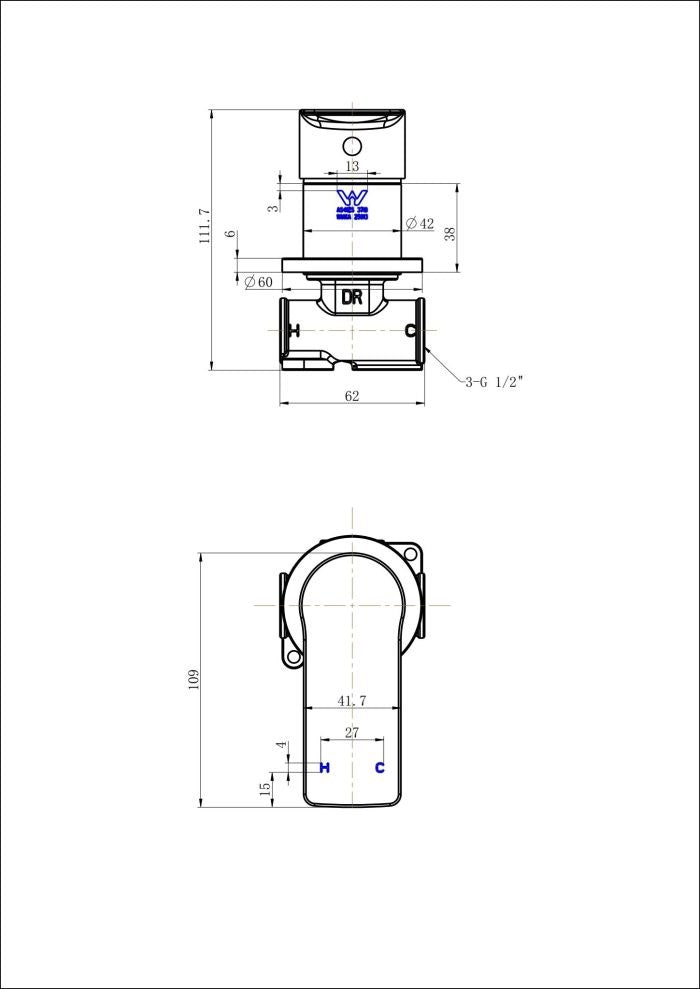 Nova Wall Mixer