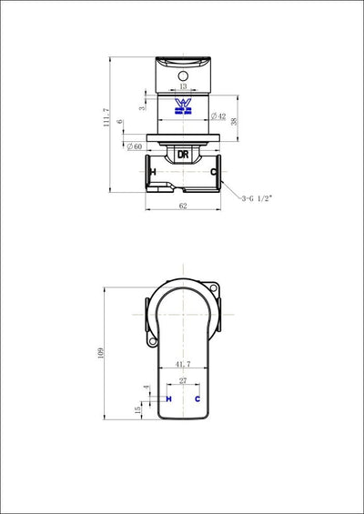 Nova Wall Mixer