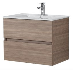 Oak Wall Hung Vanity Base Only