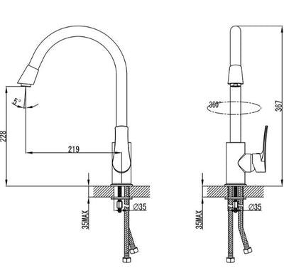 Sulu Kitchen Mixer