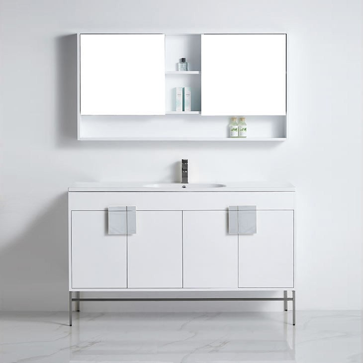 Imperial White Floor Standing Vanity Unit