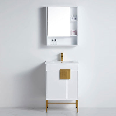 Imperial White Floor Standing Vanity Unit