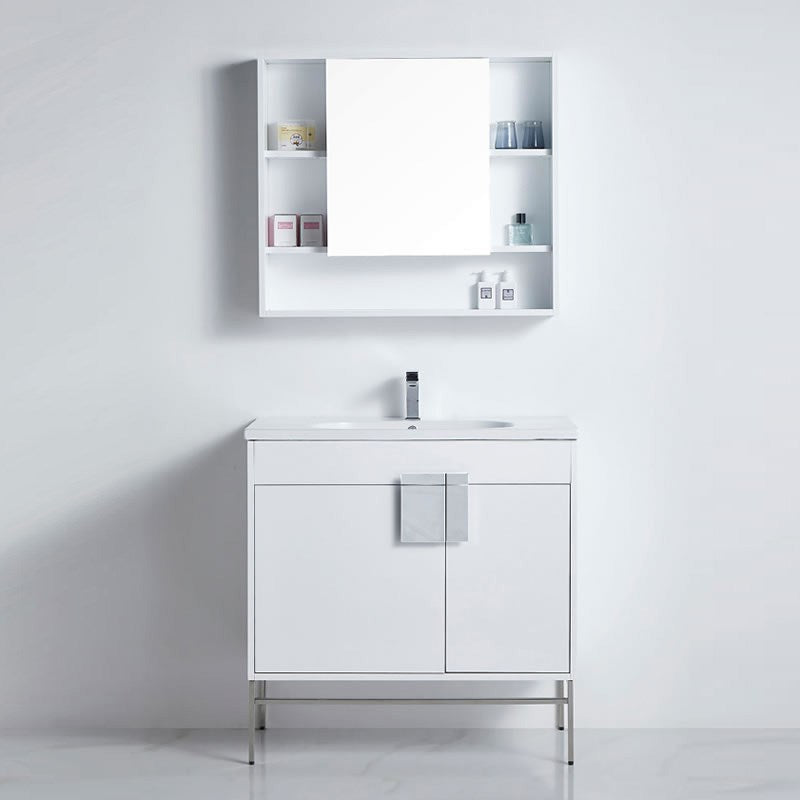 Imperial White Floor Standing Vanity Unit