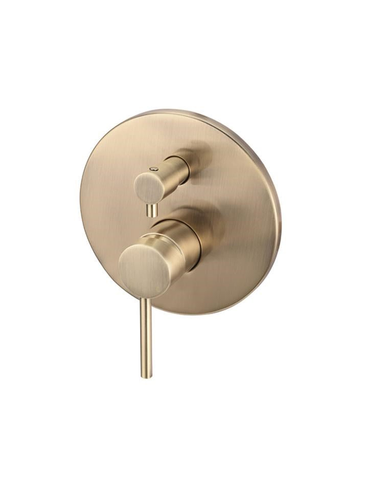 ME Round Wall Mixer with Diverter B