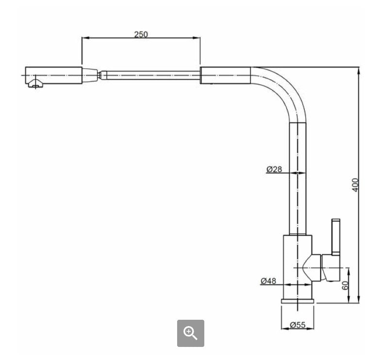 XCLAIMER Xpressfit Kitchen Mixer