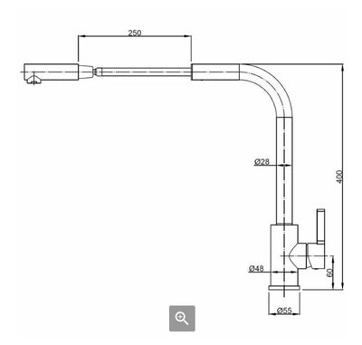 XCLAIMER Xpressfit Kitchen Mixer