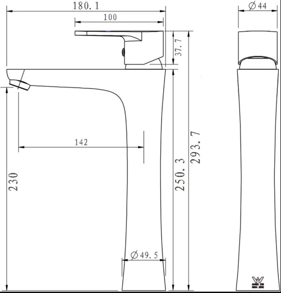 Ace High Rise Basin Mixer