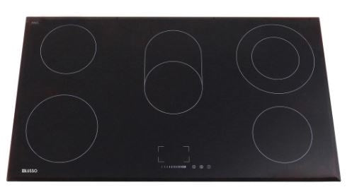 Black Electric Ceramic Cooktop 900