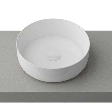 Allure White Above Counter Basin 360