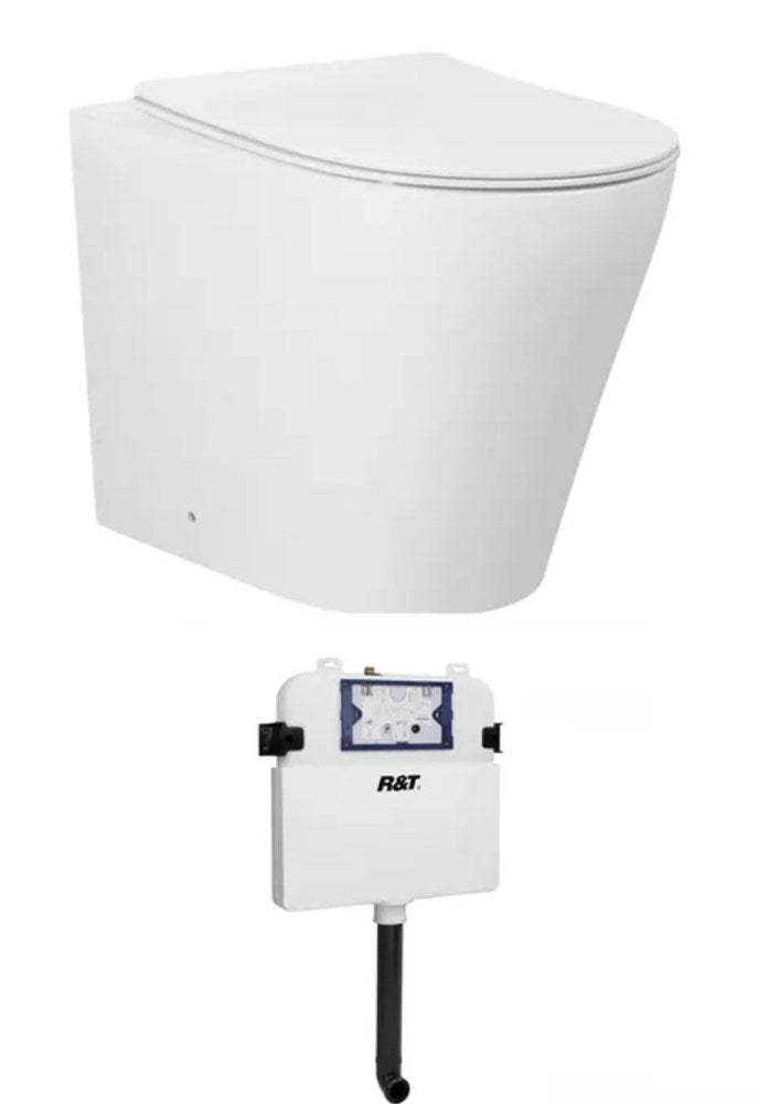 Alzano Wall Faced Pan with R&T Cistern