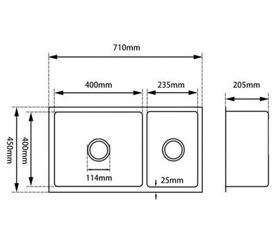 Quartz Stone Kitchen Sink 650