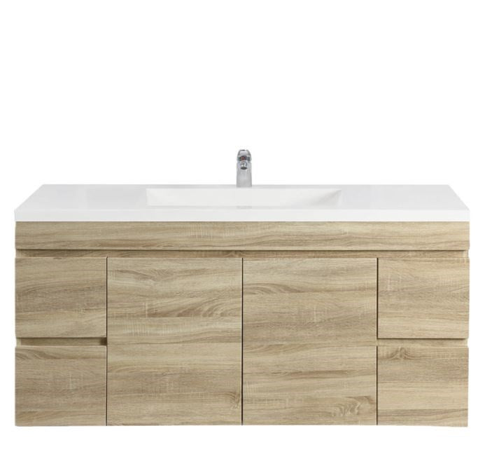 Qubist Wall Hung Vanity Unit 1500